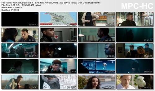 SAS Red Notice (2021) Telugu Dubbed Movie Screen Shot 1