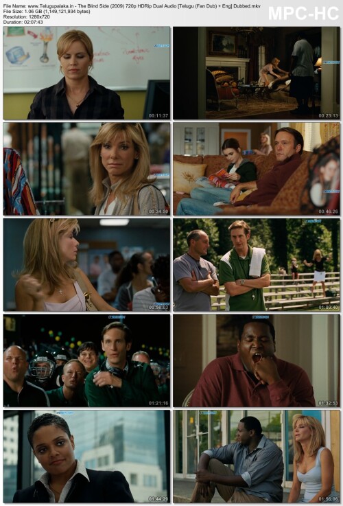 The Blind Side (2009) 720p HDRip Dual Audio [Telugu (Fan Dub) + Eng] Dubbed.mkv thumbs