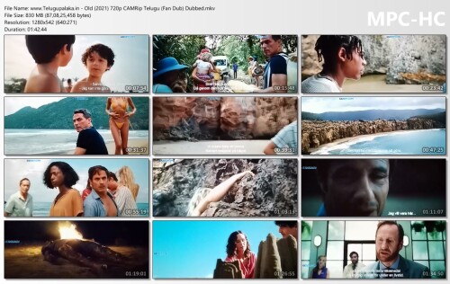 Old (2021) Telugu Dubbed Movie Screen Shot 1