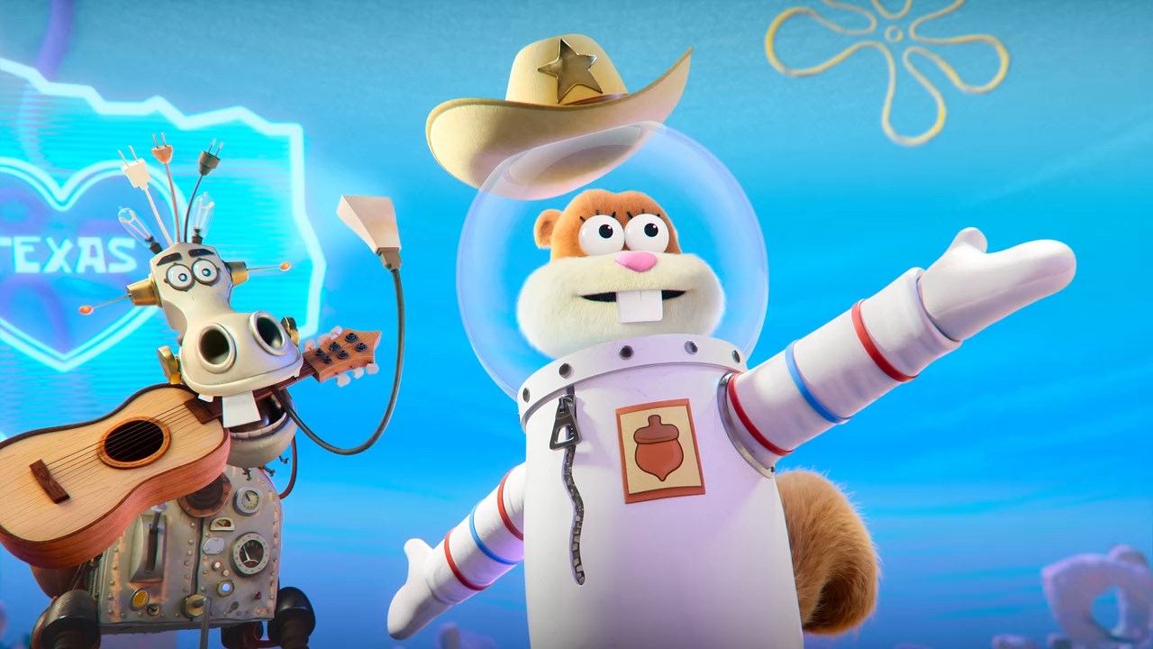 Saving Bikini Bottom The Sandy Cheeks Movie (2024) Telugu Dubbed Movie Screen Shot 1