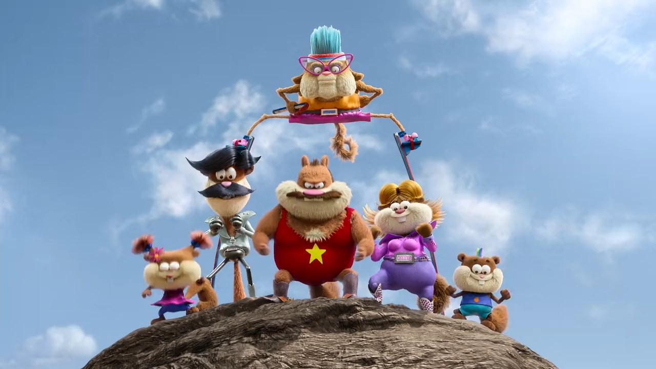Saving Bikini Bottom The Sandy Cheeks Movie (2024) Telugu Dubbed Movie Screen Shot 3