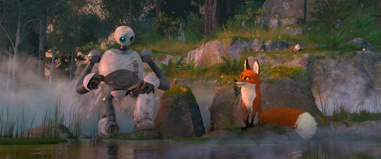 The Wild Robot (2024) Telugu Dubbed Movie Screen Shot 3